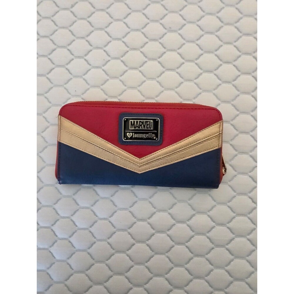Loungefly Marvel Captain Marvel Zip Around Wallet